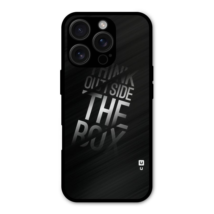 Perspective Thinking Metal Back Case for iPhone 16 Pro