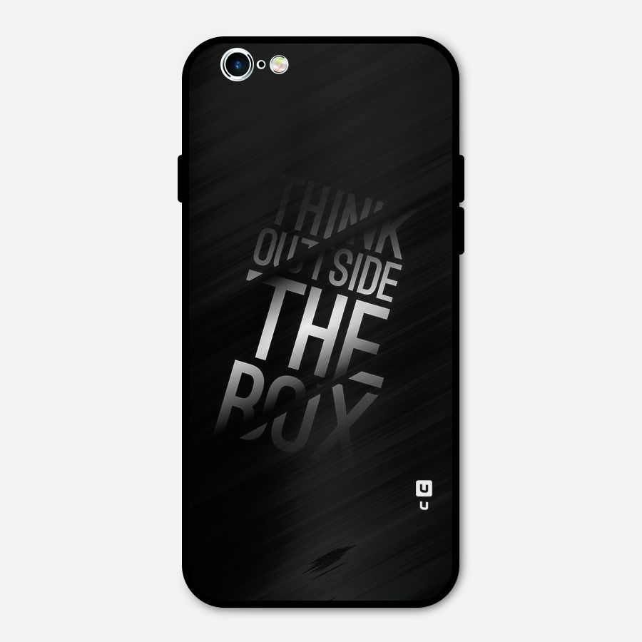 Perspective Thinking Metal Back Case for iPhone 6 6s