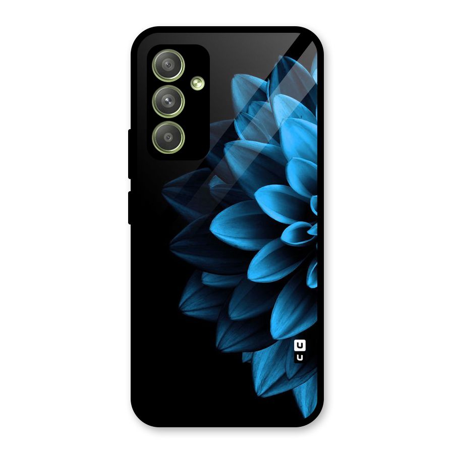 Petals In Blue Glass Back Case for Galaxy A54