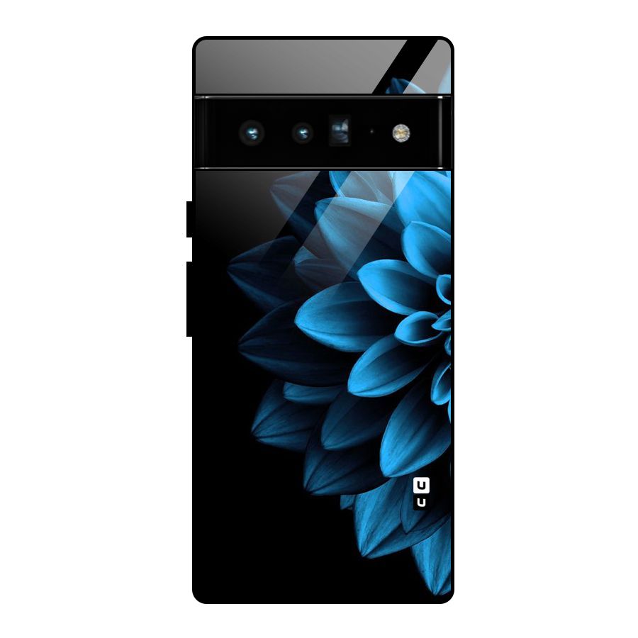 Petals In Blue Glass Back Case for Google Pixel 6 Pro