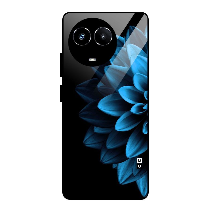 Petals In Blue Glass Back Case for Realme Narzo 60X