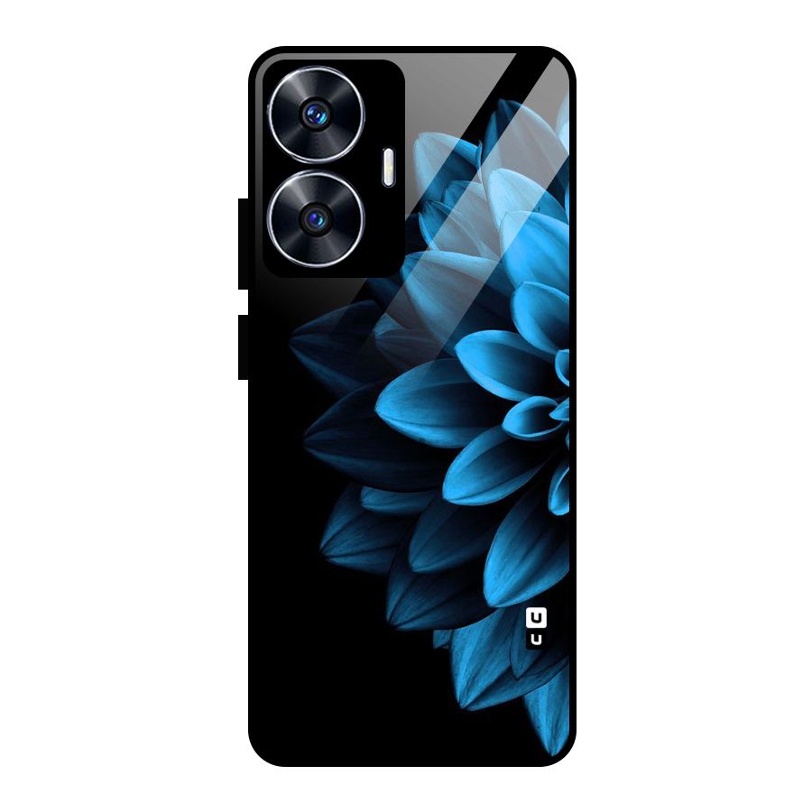Petals In Blue Glass Back Case for Realme Narzo N55