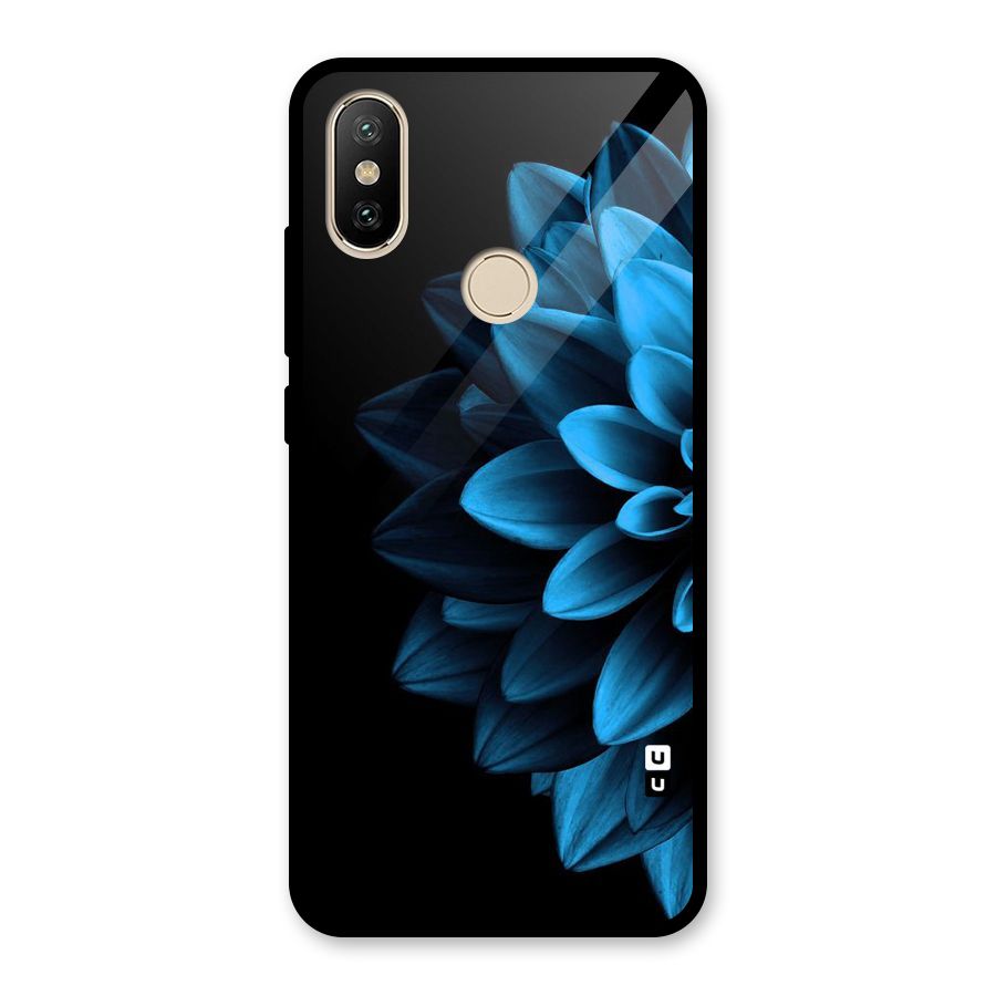 Petals In Blue Glass Back Case for Redmi A2