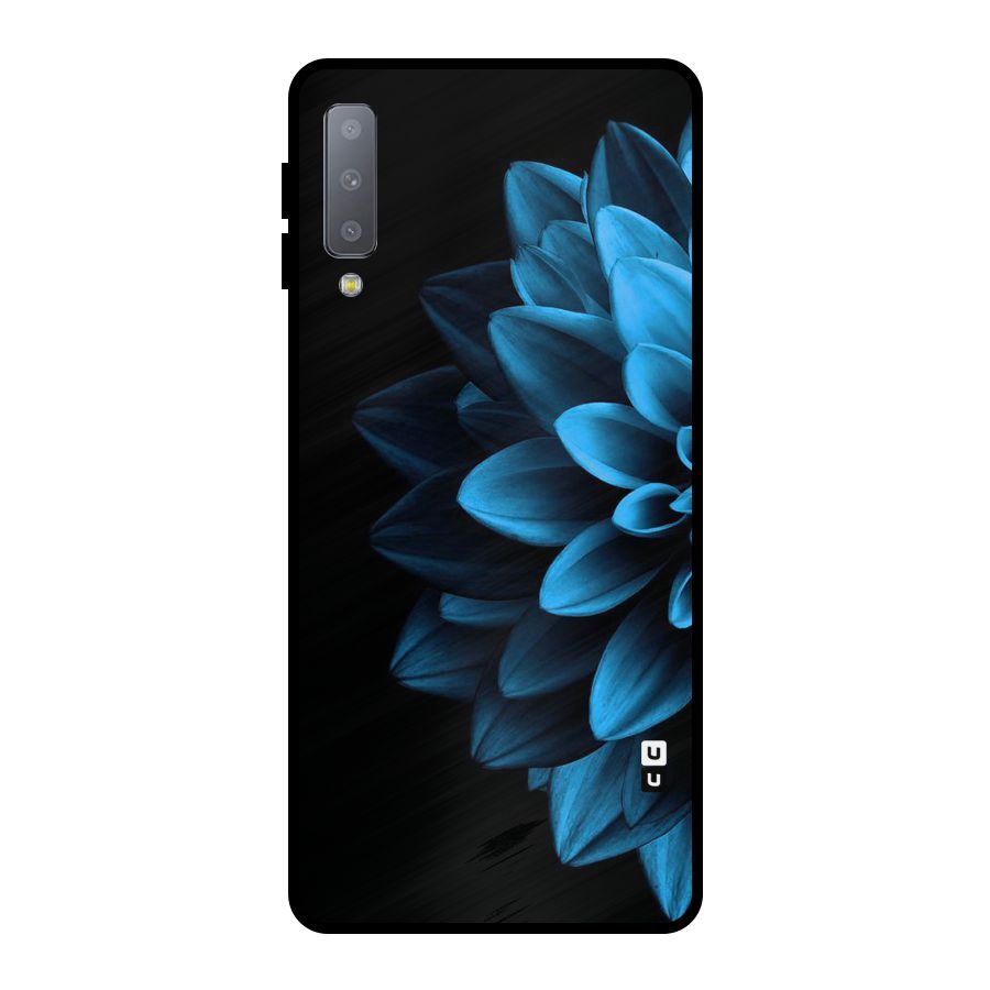 Petals In Blue Metal Back Case for Galaxy A7 (2018)