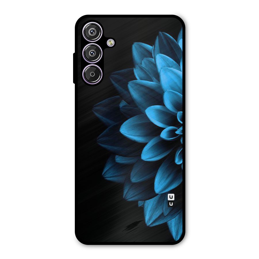 Petals In Blue Metal Back Case for Galaxy M15