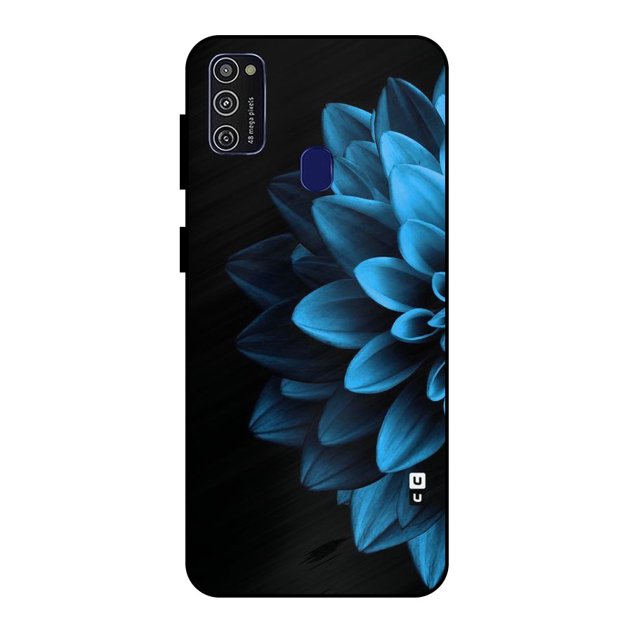 Petals In Blue Metal Back Case for Galaxy M30s