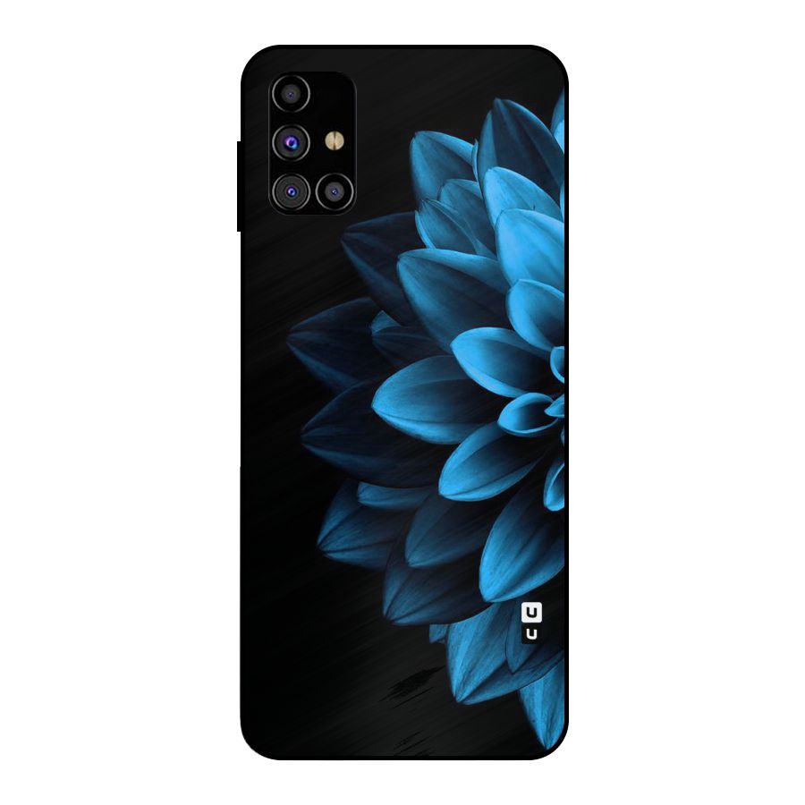 Petals In Blue Metal Back Case for Galaxy M31s