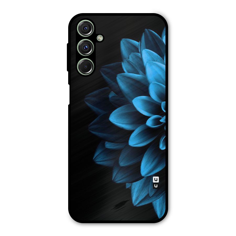 Petals In Blue Metal Back Case for Galaxy M34
