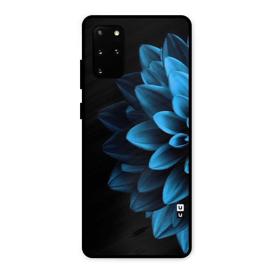 Petals In Blue Metal Back Case for Galaxy S20 Plus