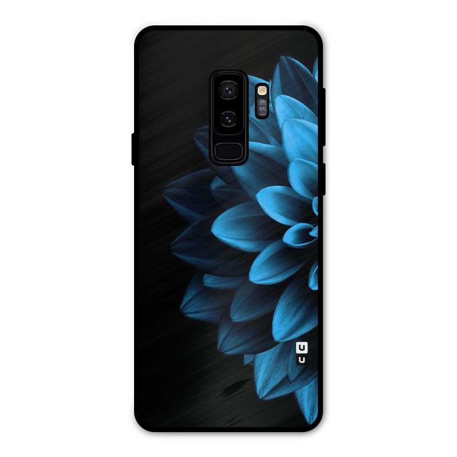 Petals In Blue Metal Back Case for Galaxy S9 Plus