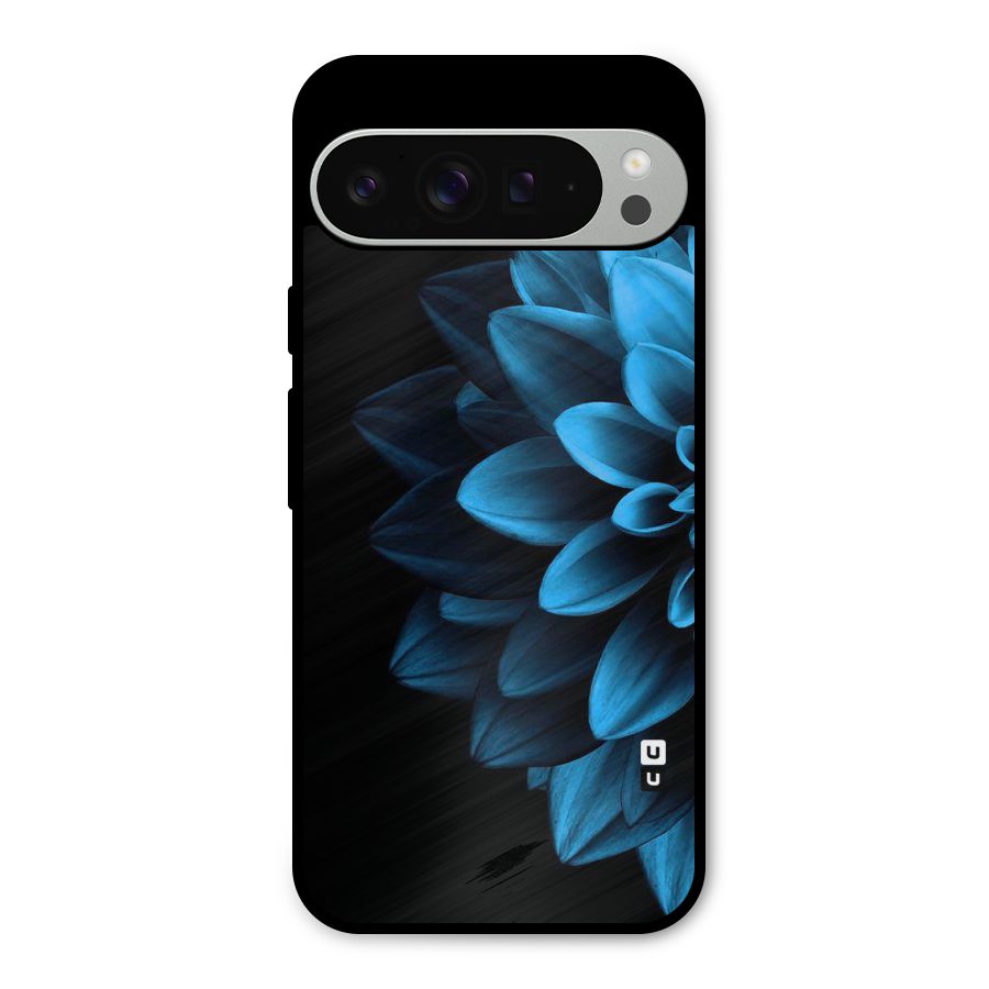 Petals In Blue Metal Back Case for Google Pixel 9 Pro XL