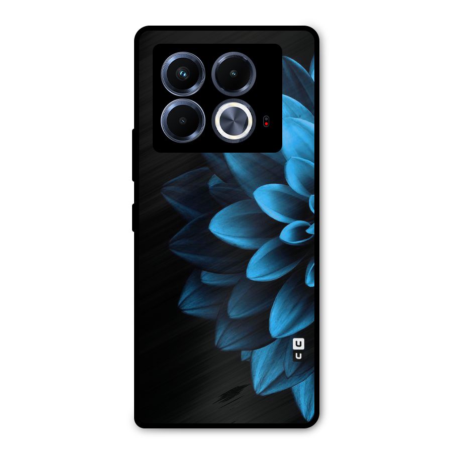 Petals In Blue Metal Back Case for Infinix Note 40 5G