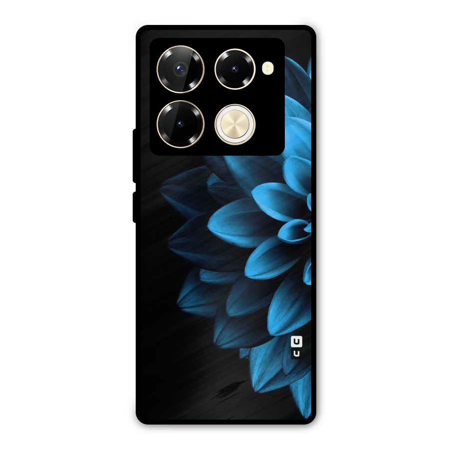Petals In Blue Metal Back Case for Infinix Note 40 Pro