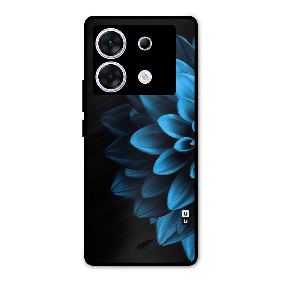 Petals In Blue Metal Back Case for Infinix Zero 30 5G