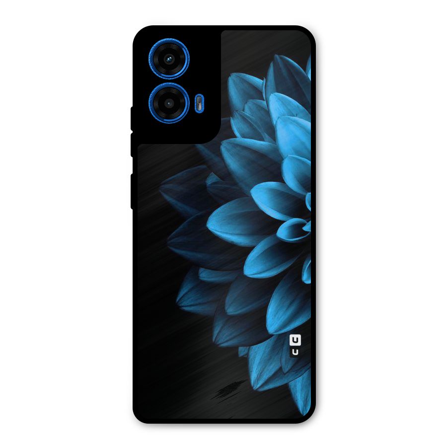 Petals In Blue Metal Back Case for Moto G45