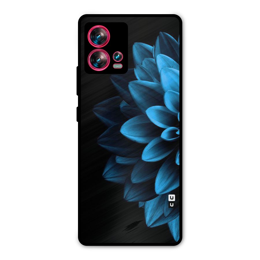 Petals In Blue Metal Back Case for Motorola Edge 30 Fusion