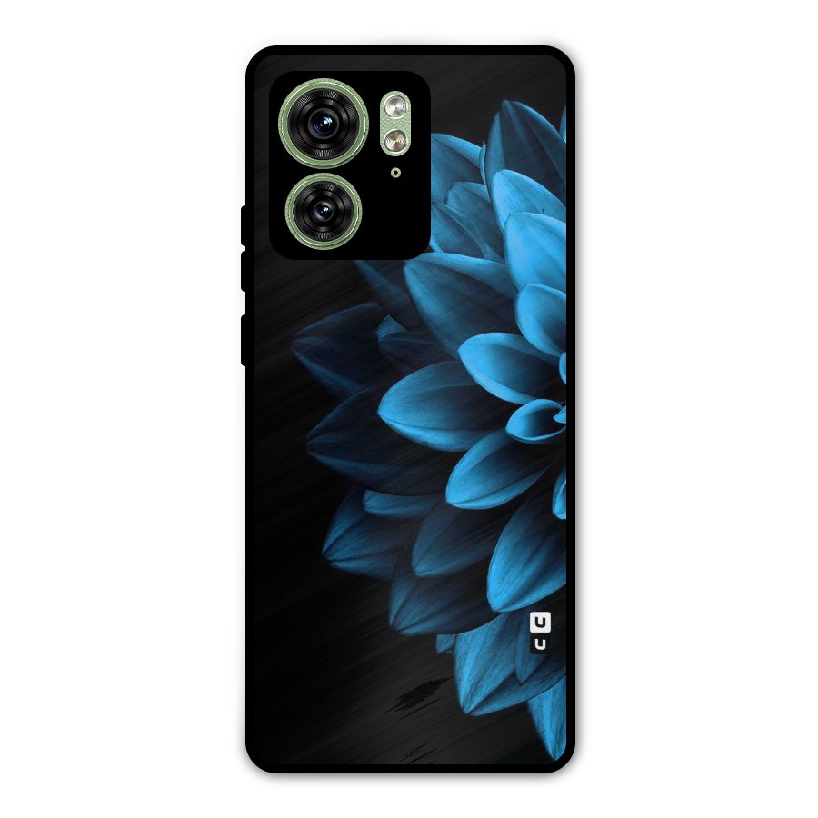 Petals In Blue Metal Back Case for Motorola Edge 40 5G