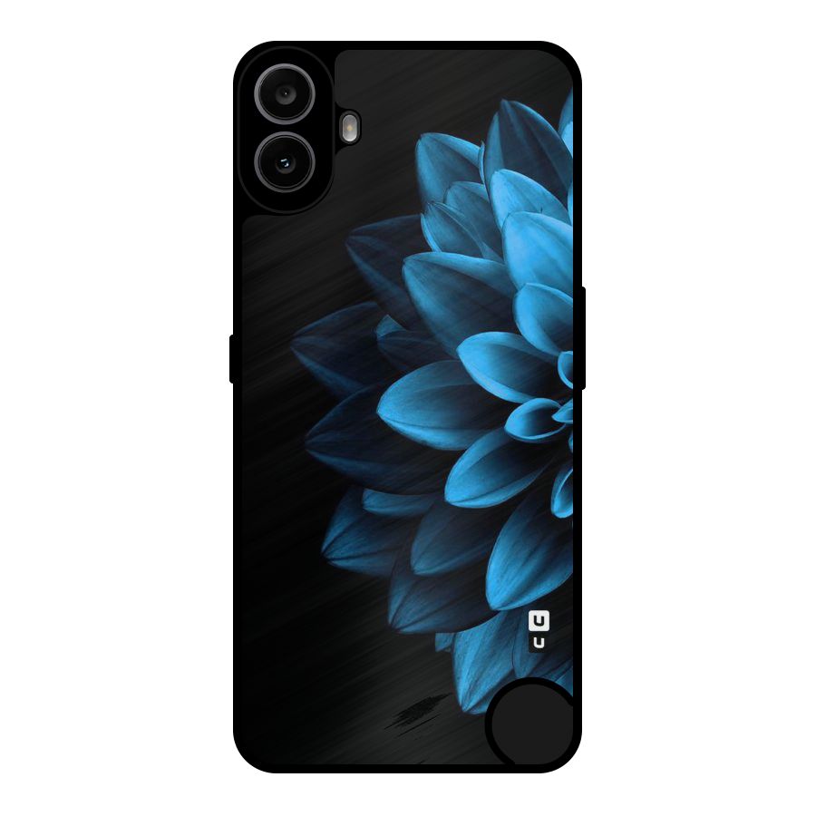 Petals In Blue Metal Back Case for Nothing CMF Phone 1