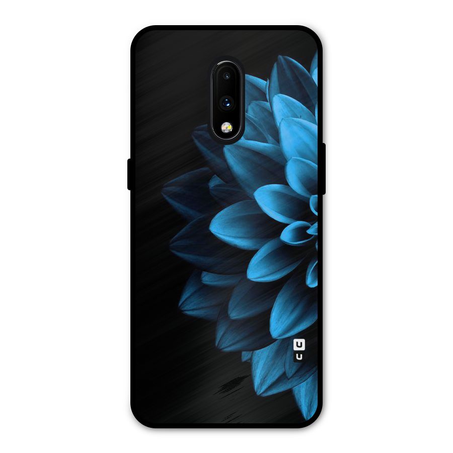 Petals In Blue Metal Back Case for OnePlus 7