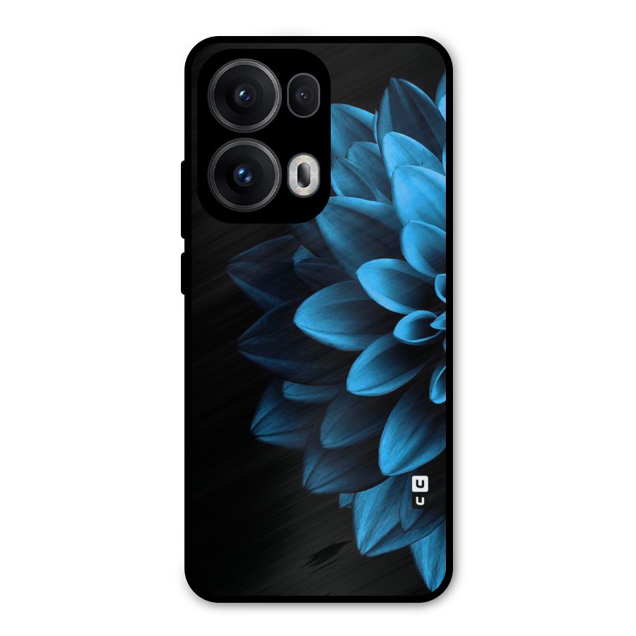 Petals In Blue Metal Back Case for Oppo Reno13 Pro