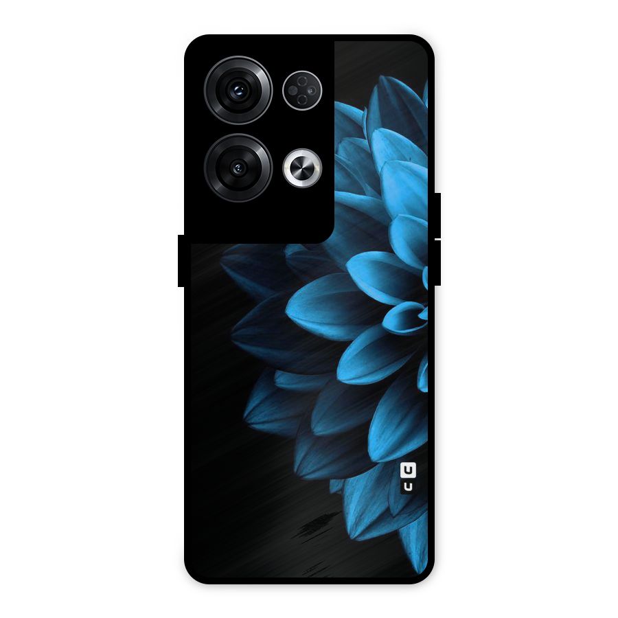 Petals In Blue Metal Back Case for Oppo Reno8 Pro 5G