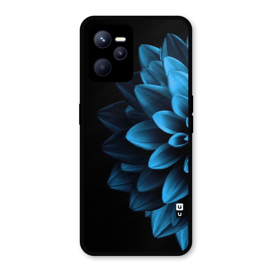 Petals In Blue Metal Back Case for Realme C35