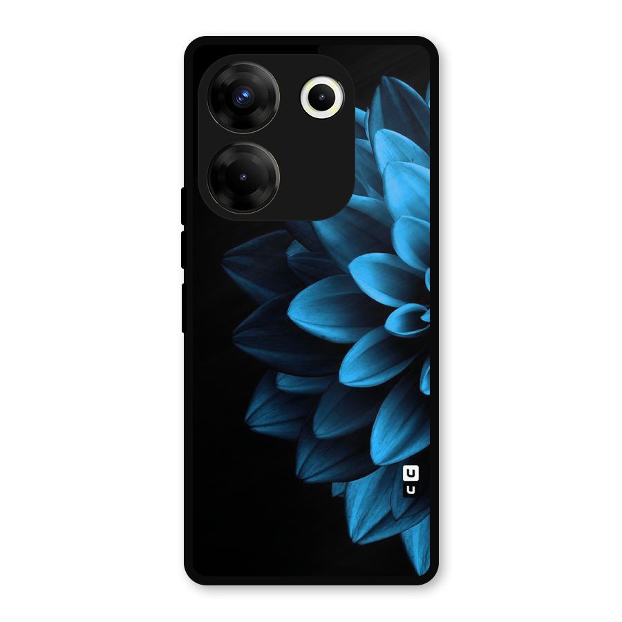 Petals In Blue Metal Back Case for Tecno Camon 20