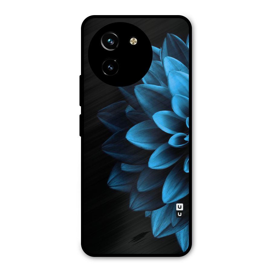 Petals In Blue Metal Back Case for Vivo T3x