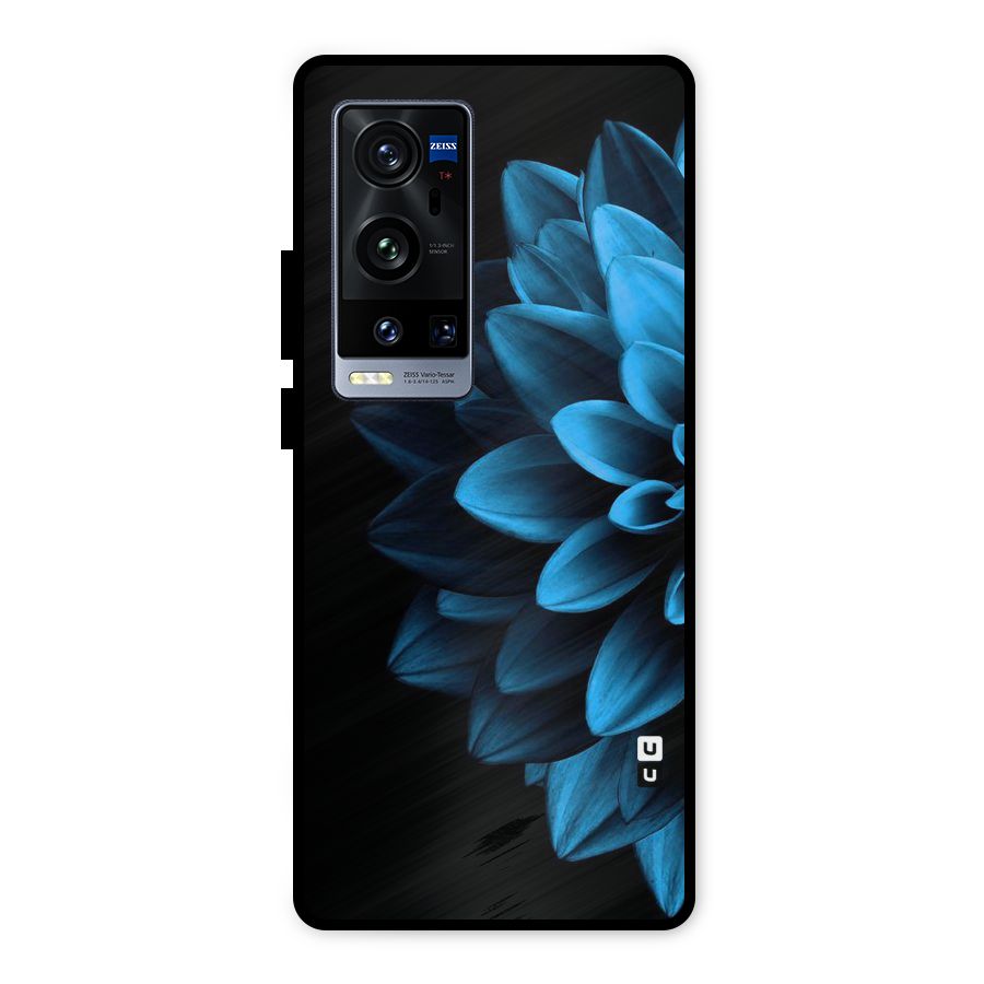 Petals In Blue Metal Back Case for Vivo X60 Pro Plus