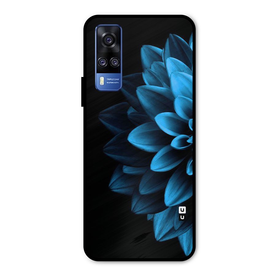 Petals In Blue Metal Back Case for Vivo Y51A
