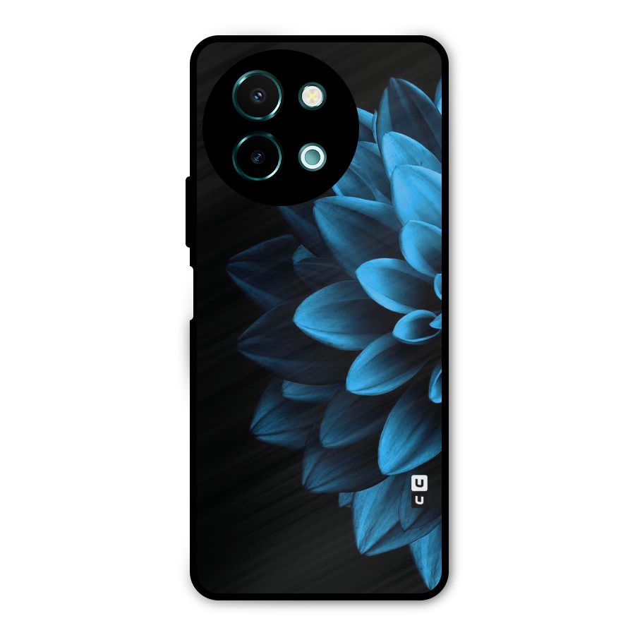 Petals In Blue Metal Back Case for Vivo Y58