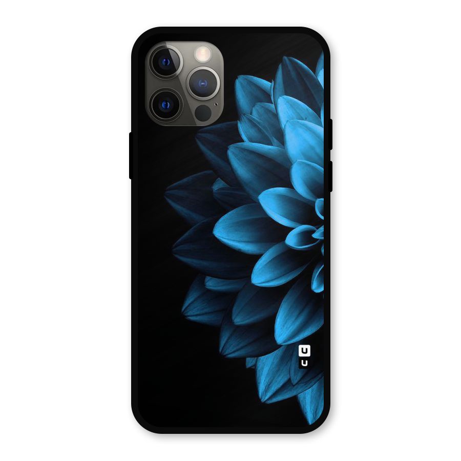 Petals In Blue Metal Back Case for iPhone 12 Pro