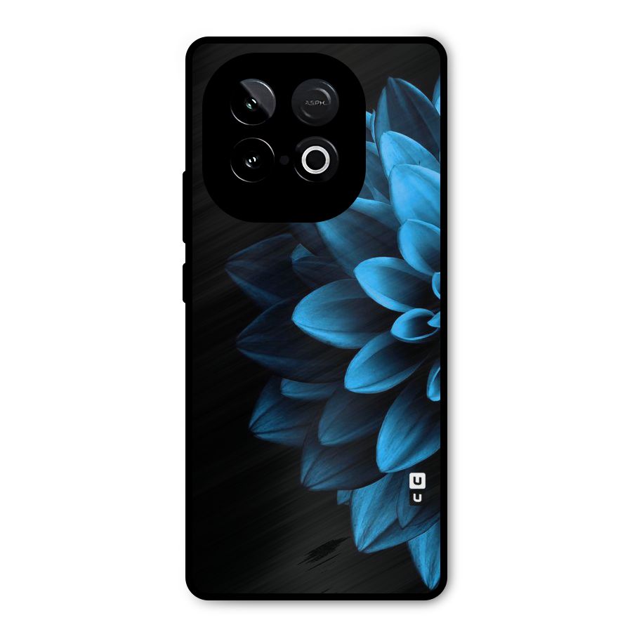 Petals In Blue Metal Back Case for iQOO Neo 10