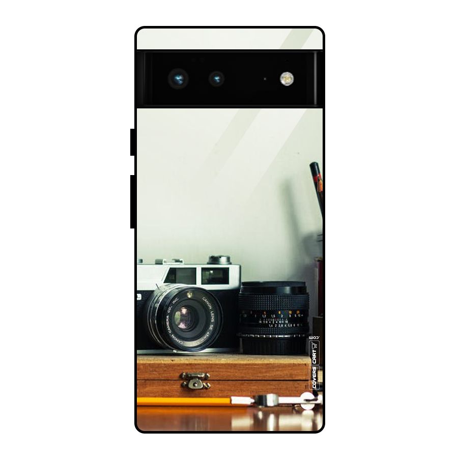 Photographer Desk Glass Back Case for Google Pixel 6
