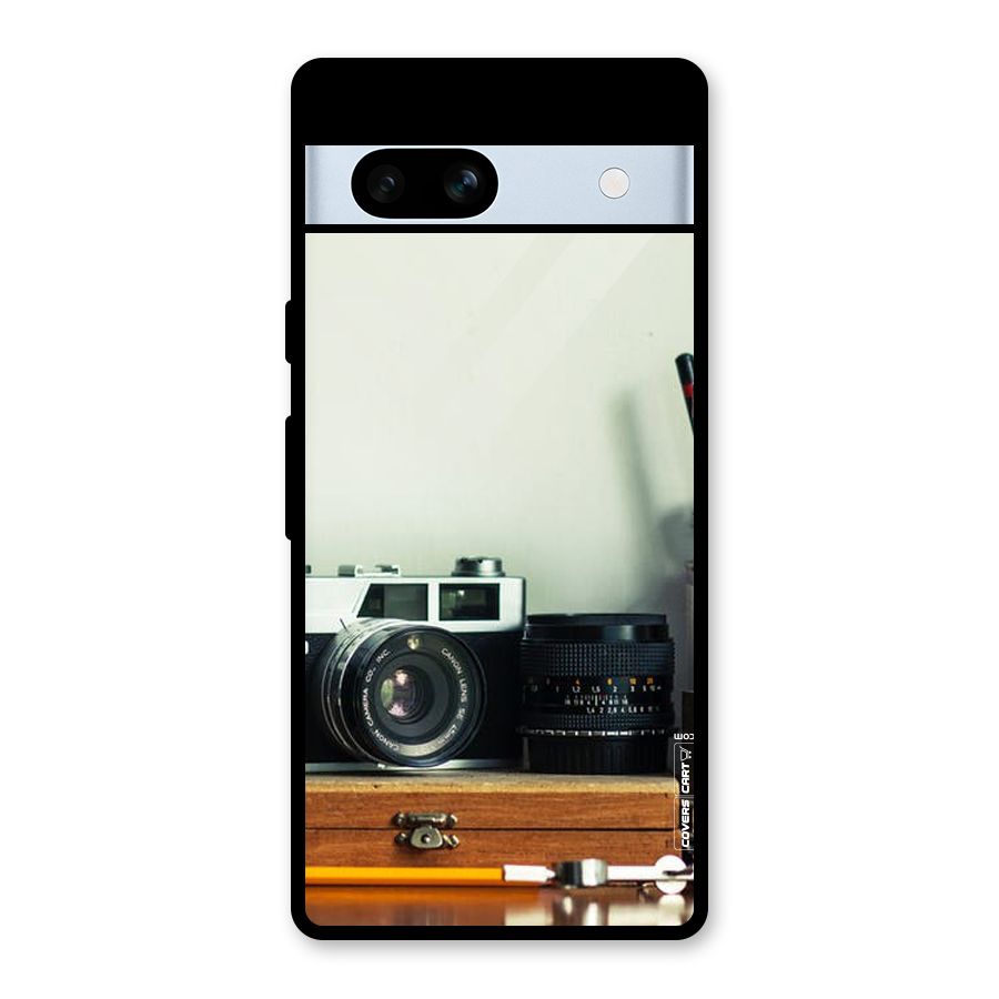 Photographer Desk Glass Back Case for Google Pixel 7a