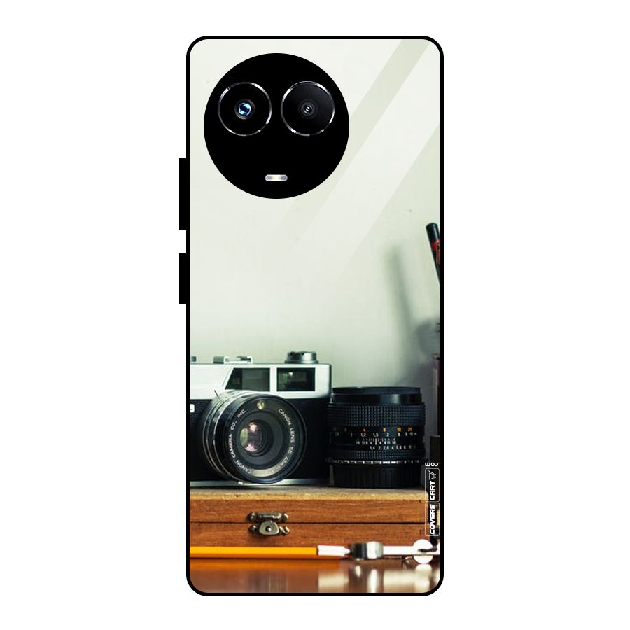 Photographer Desk Glass Back Case for Realme 11X