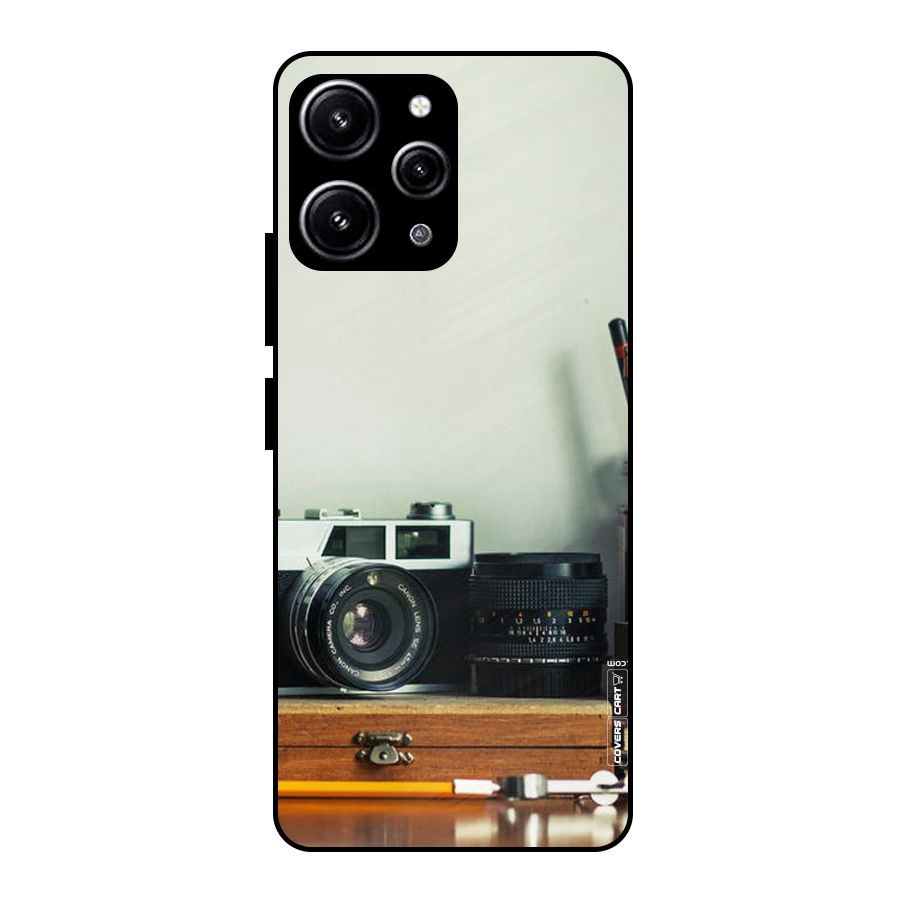 Photographer Desk Glass Back Case for Redmi 12 4G