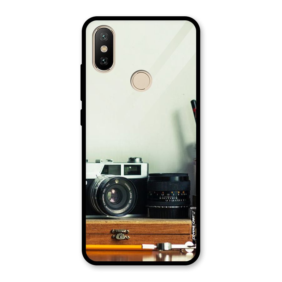 Photographer Desk Glass Back Case for Redmi A2