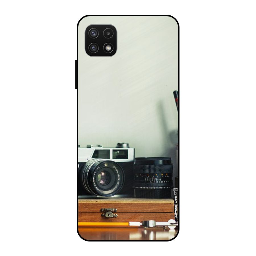Photographer Desk Metal Back Case for Galaxy A22 5G