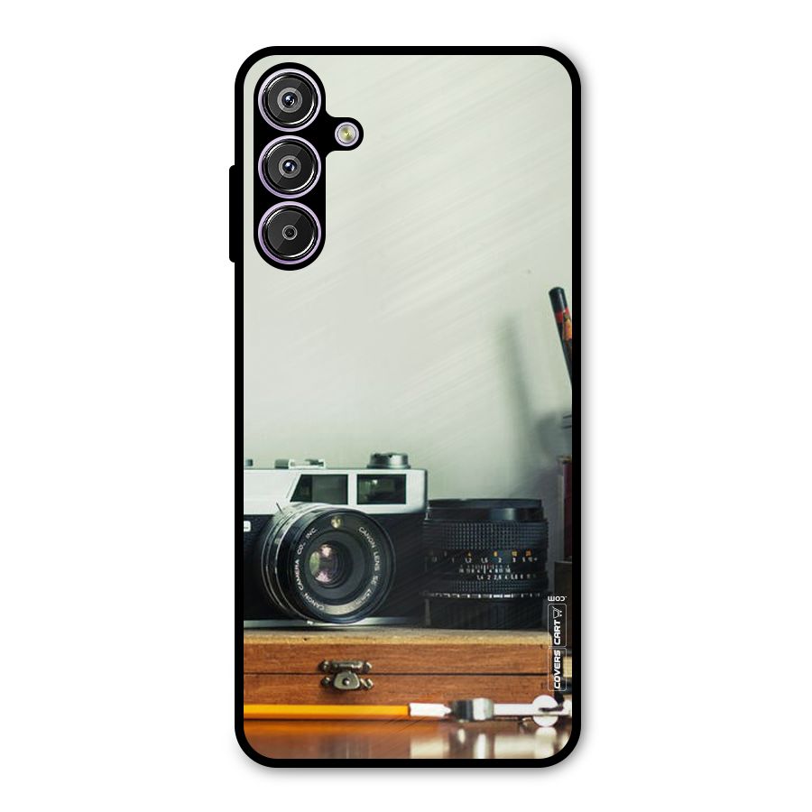 Photographer Desk Metal Back Case for Galaxy F15