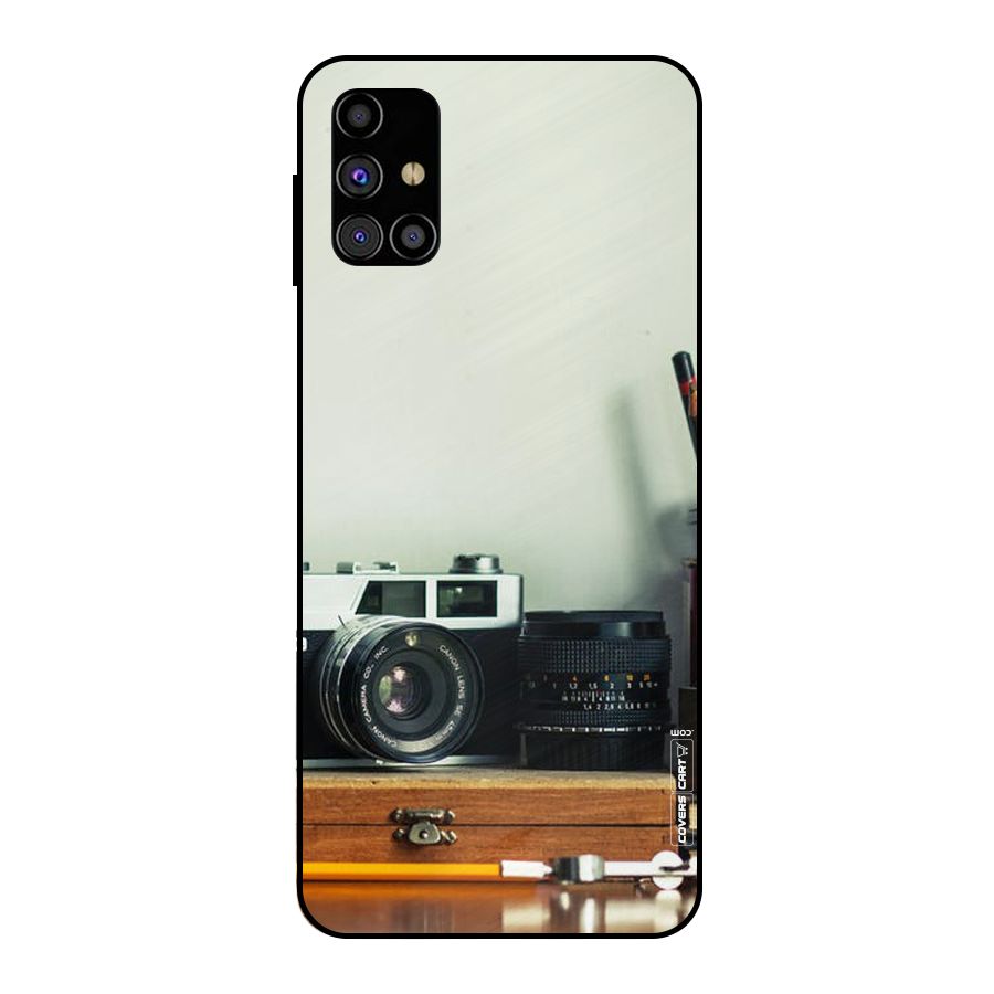 Photographer Desk Metal Back Case for Galaxy M31s