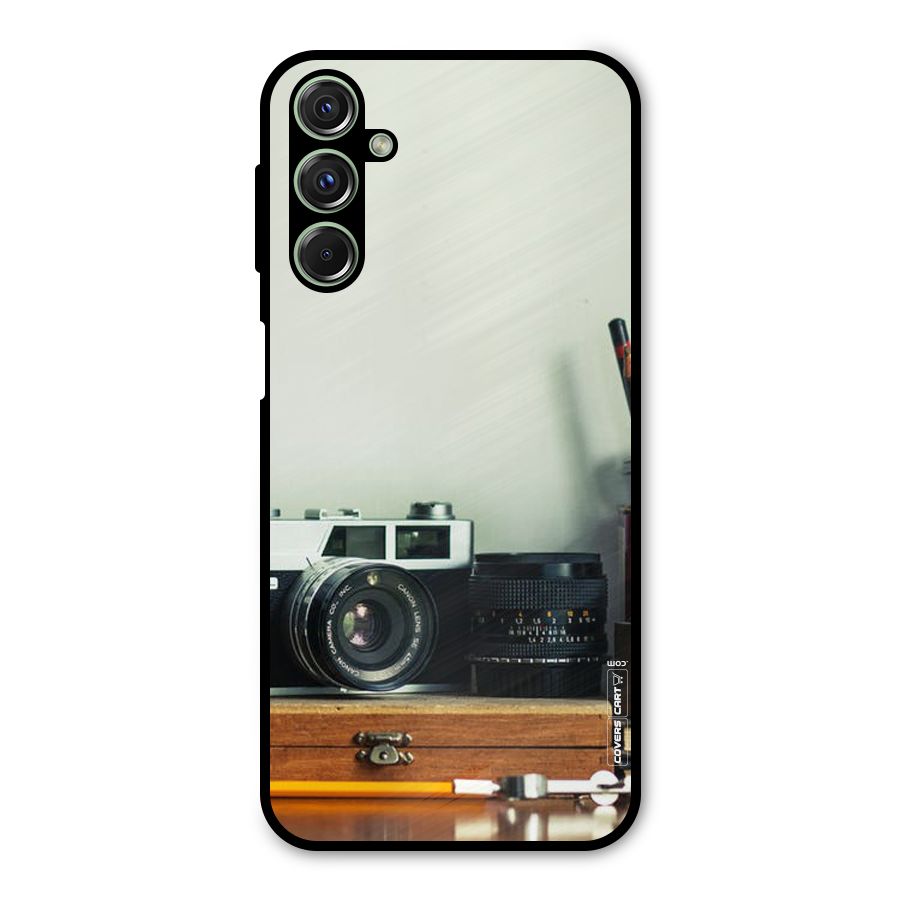 Photographer Desk Metal Back Case for Galaxy M34