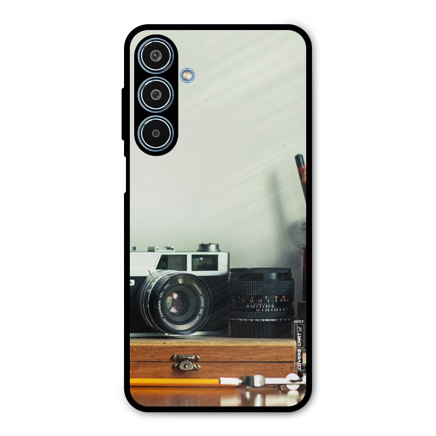 Photographer Desk Metal Back Case for Galaxy M35