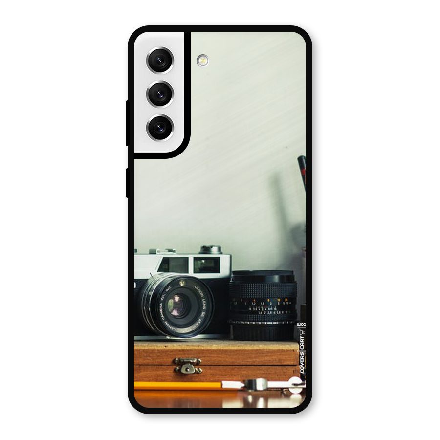 Photographer Desk Metal Back Case for Galaxy S21 FE 5G