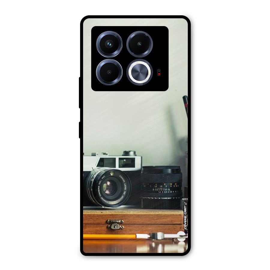 Photographer Desk Metal Back Case for Infinix Note 40 5G