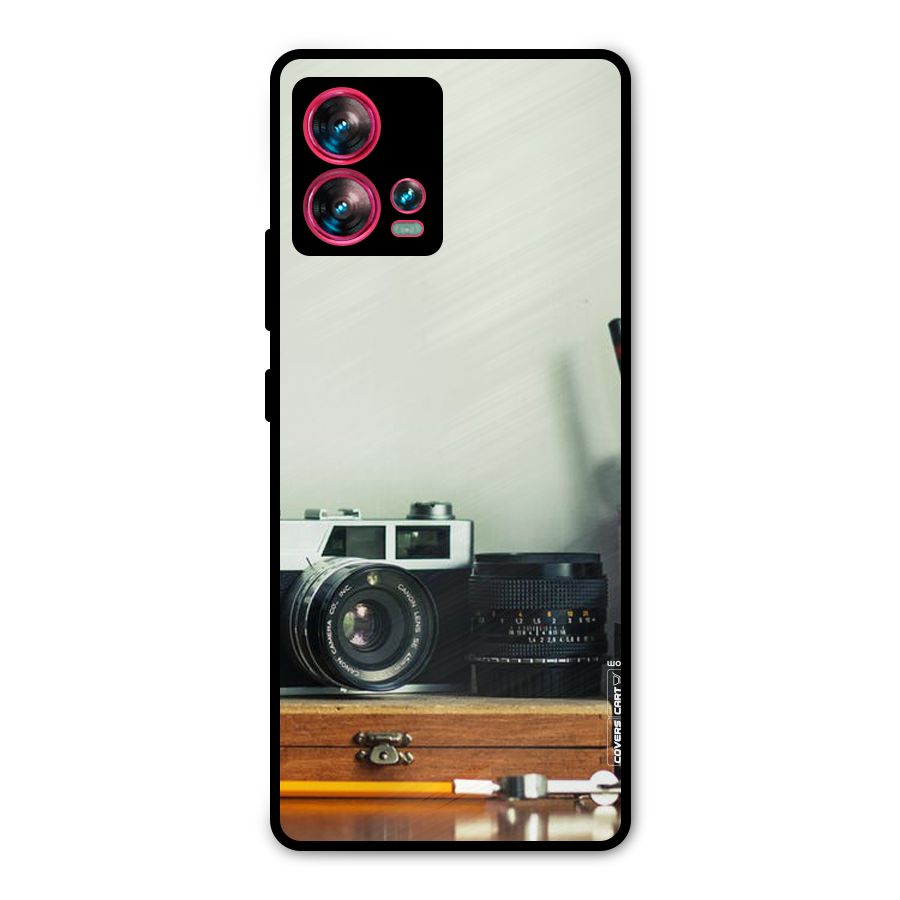 Photographer Desk Metal Back Case for Motorola Edge 30 Fusion