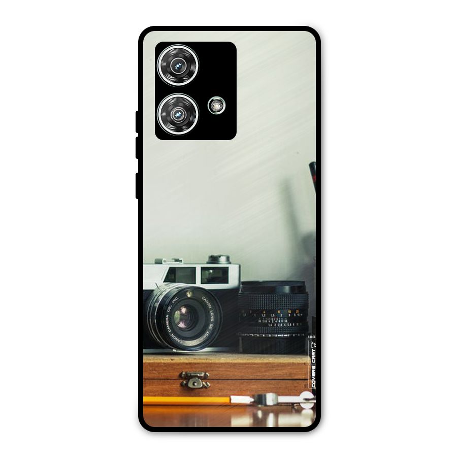 Photographer Desk Metal Back Case for Motorola Edge 40 Neo