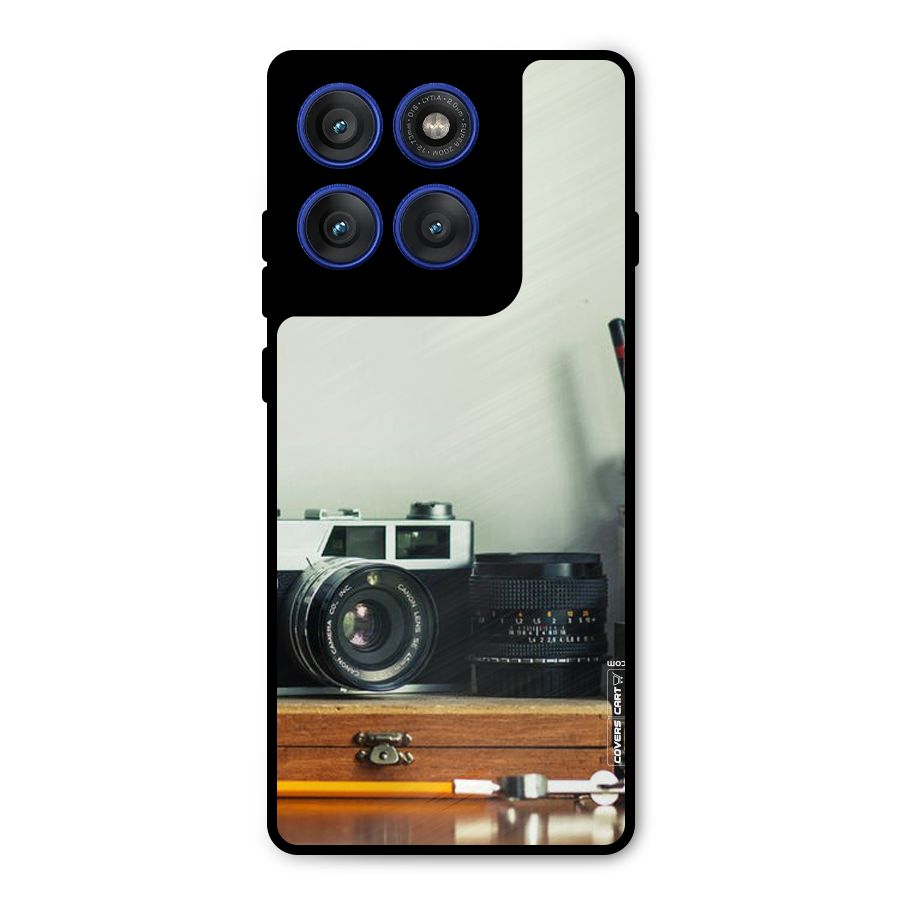 Photographer Desk Metal Back Case for Motorola Edge 60 Pro