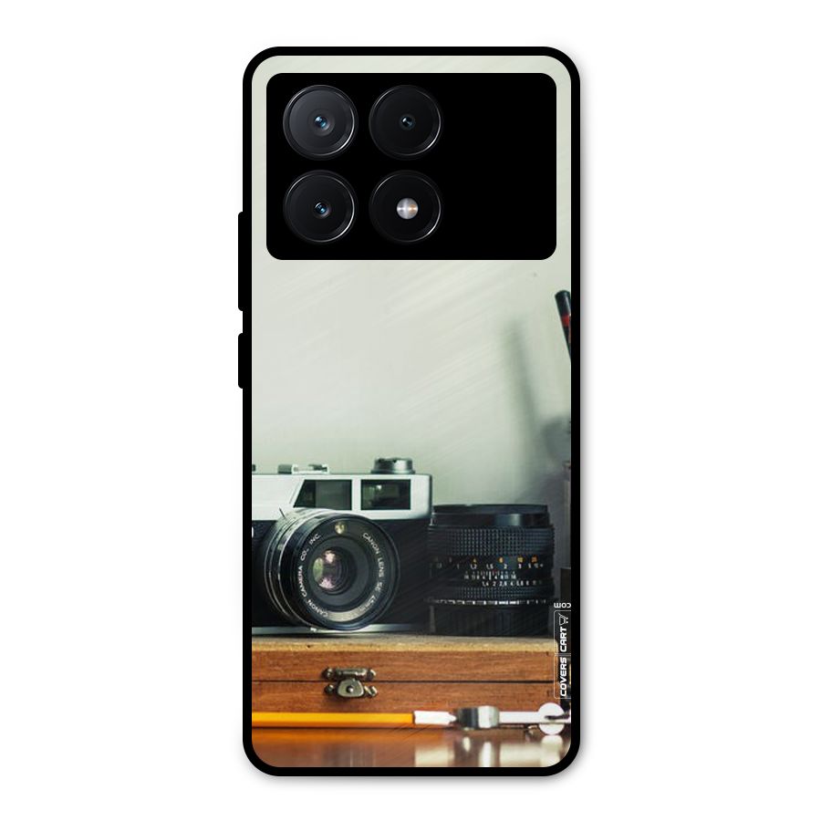 Photographer Desk Metal Back Case for Poco X6 Pro