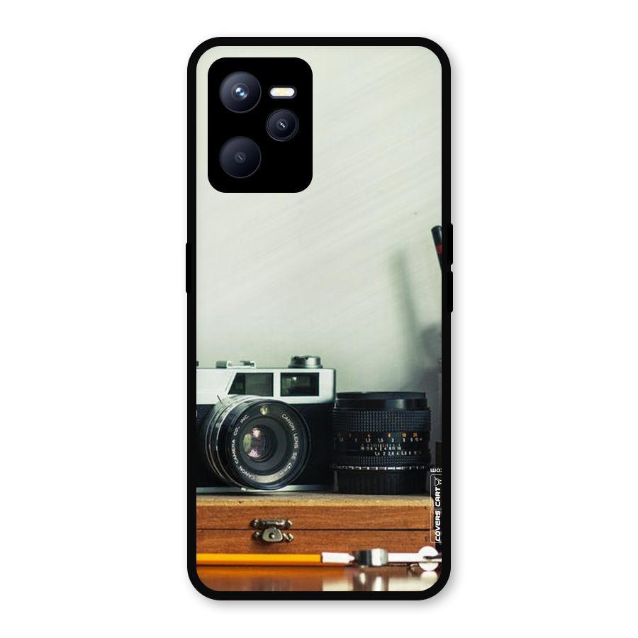Photographer Desk Metal Back Case for Realme C35